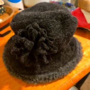 Gray Wool Hat